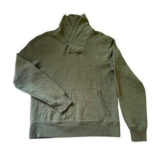 GAP Men's Double-Knit Shawl Collar Casual Pullover Sweatshirt